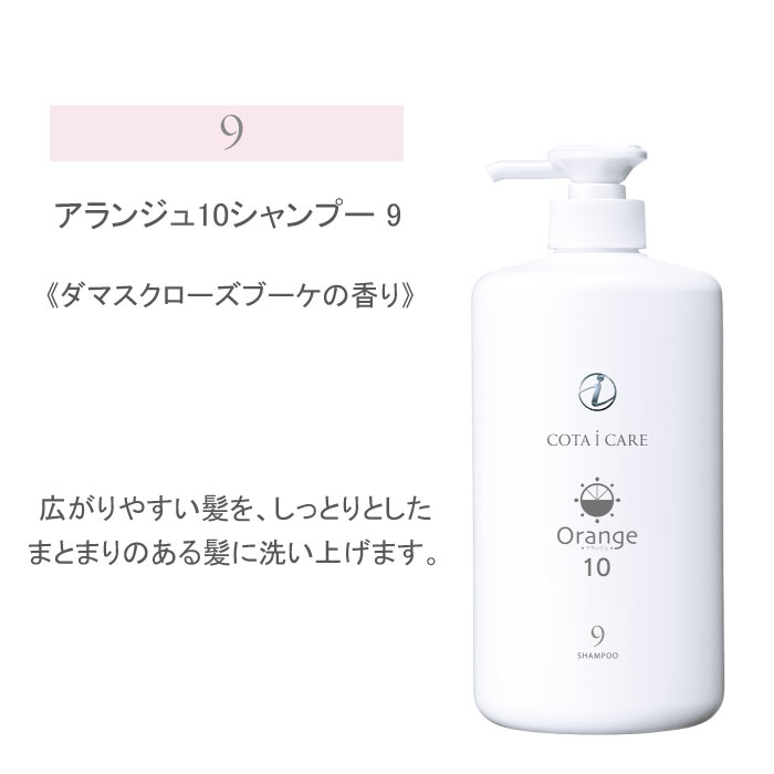 アランジュ 10 シャンプー 800ml 「1・3・5・7・9」